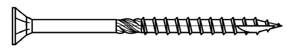 100 Stk Holzbauschrauben Senkkopf 6 x 180mm  ETA verz. TX30