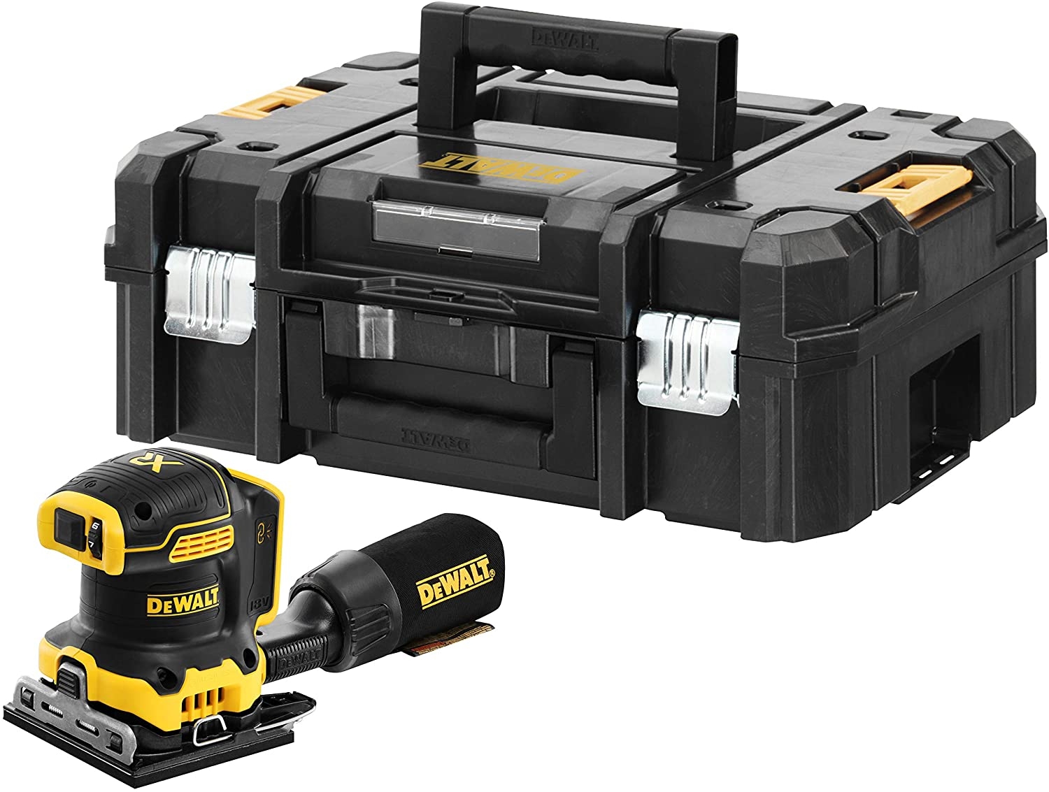 DeWalt DCW200NT-XJ Akku-Vibrationsschleifer 18V (Basisv.) TSTAK DeWalt DCW200NT-XJ Akku-Vibrationsschleifer 18V (Basisv.) TSTAK