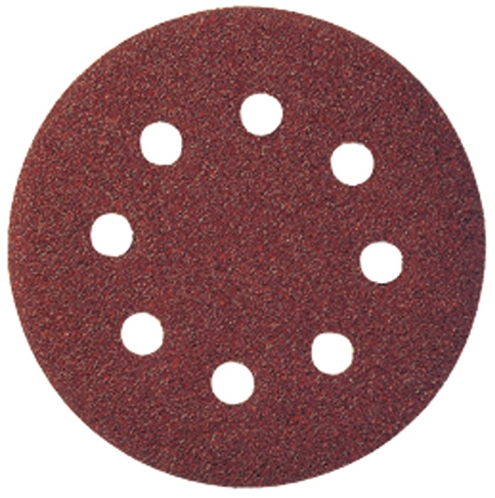 50 Stk Klett-Schleifscheibe 125mm ROT 8-Loch 50 Stk Klett-Schleifscheibe 125mm ROT 8-Loch