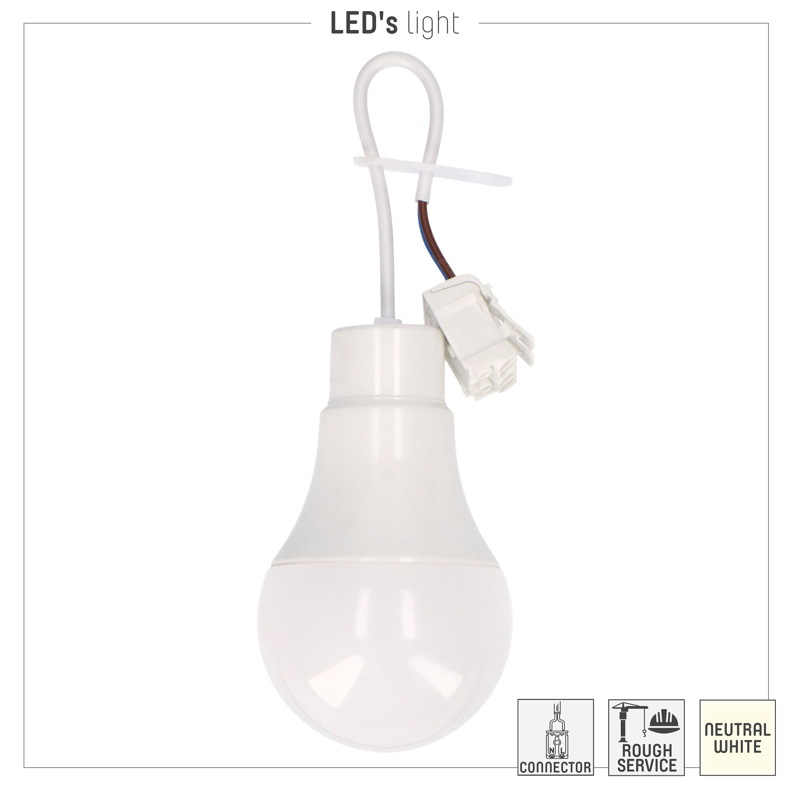 SHADA SMD Leuchtmittel Klassisch A60 10W  1055lm 4000K 160°
