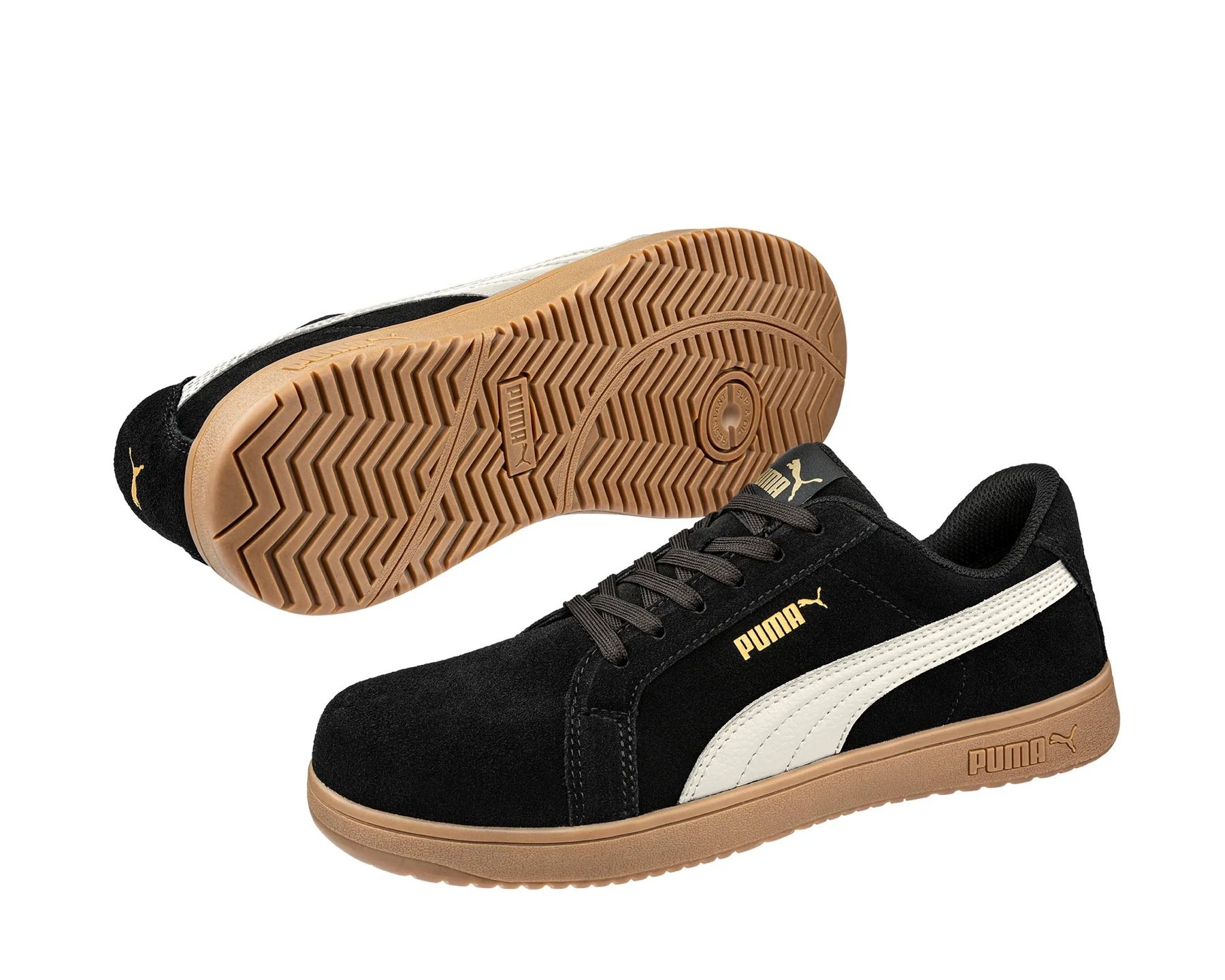 PUMA Sicherheitsschuhe Iconic BLK/GUM LOW S1PL ESD FO HRO SR Gr.43