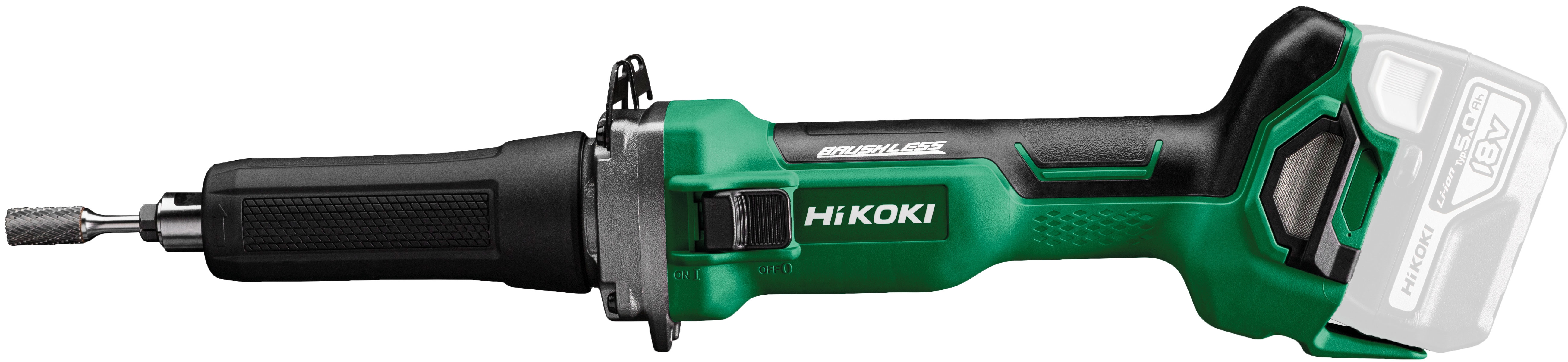 HIKOKI GP18DA(Basic) (Transportkoffer) Geradschleifer ohne Akku, ohne Ladegerät
