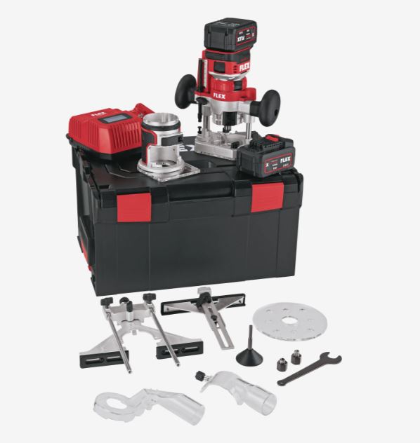 FLEX 18V Akku Kanten-& Oberfräse CER 18 EC/5.0 Set in L-Boxx FLEX 18V Akku Kanten-& Oberfräse CER 18 EC/5.0 Set in L-Boxx