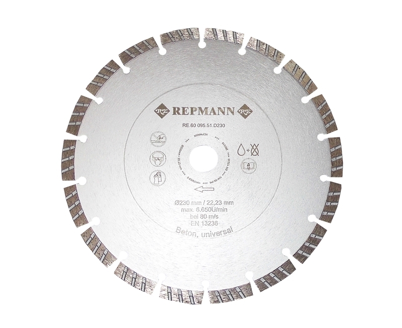 Diamantscheibe 125 x 22,2mm BETON-UNIVERSAL#zEAN 0768813138623