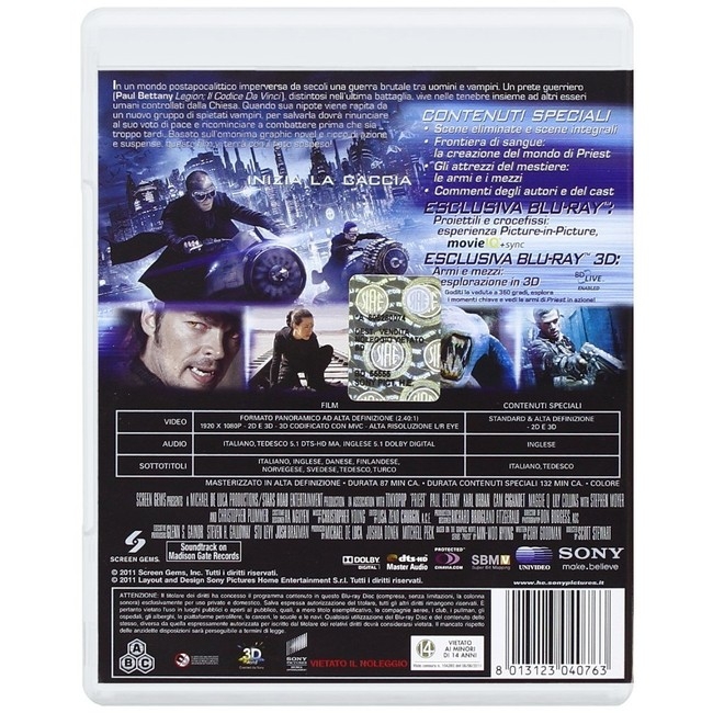 Priest (3D+2D Blu-ray) Deutscher Ton