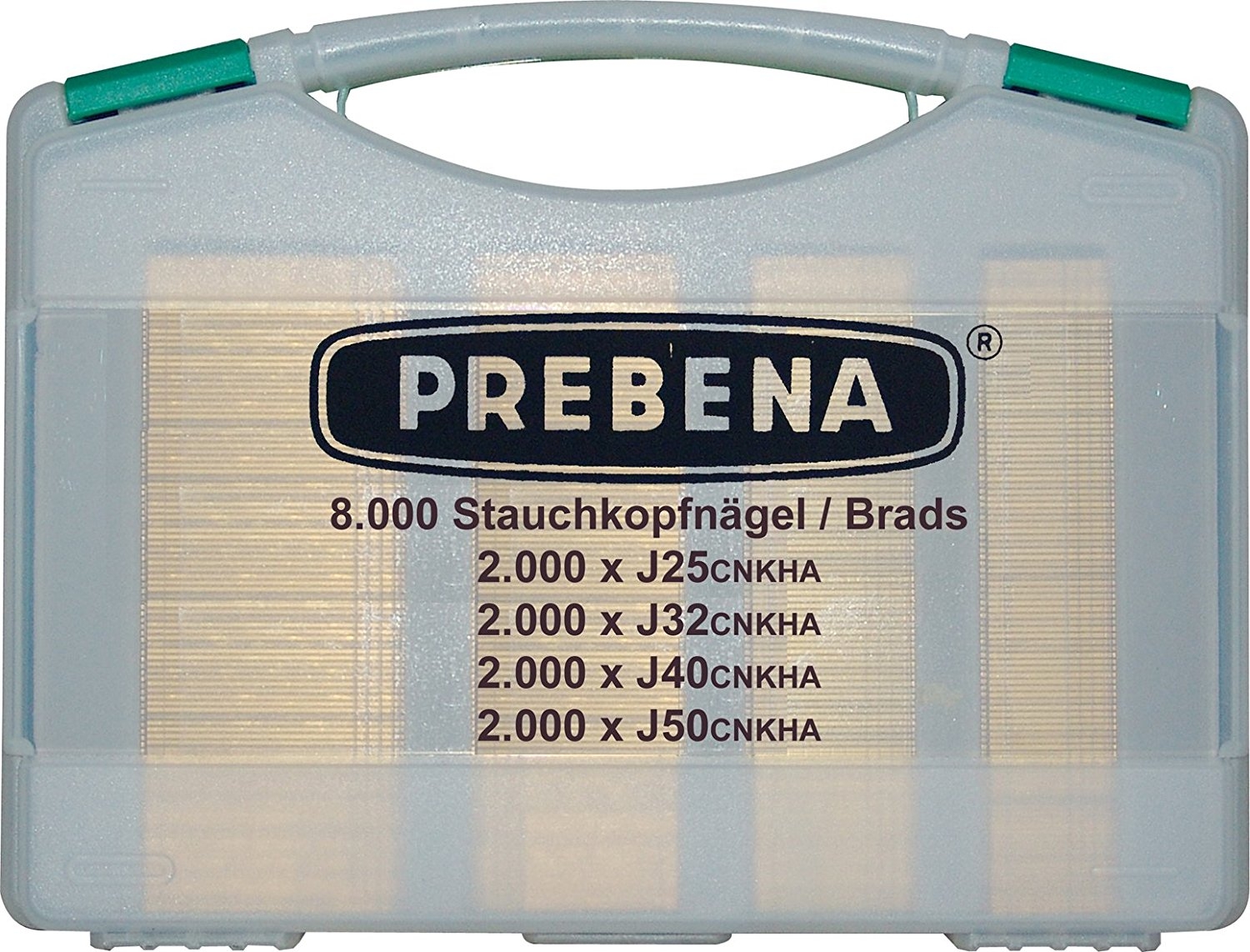 Prebena J-BOX Nägelsortiment (8000 Stk  J-Nägel) Prebena J-BOX Nägelsortiment (8000 Stk  J-Nägel)