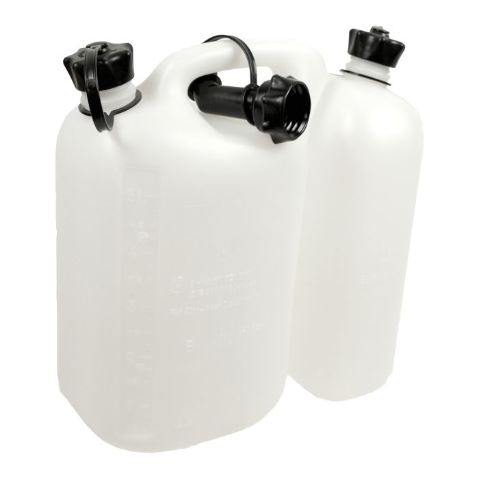 Oregon Weisse Doppel Kanister 5+3L transparent