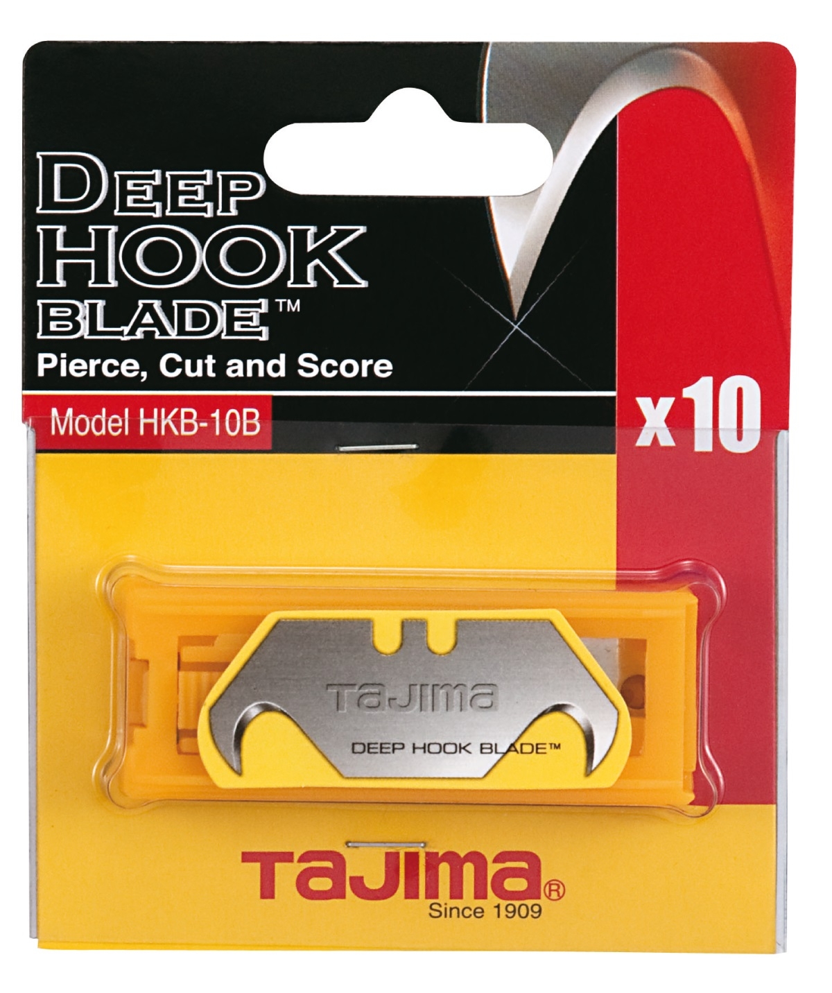 Tajima V-REX HAKENKLINGEN Box mit 10 Klingen SB-Karte Tajima V-REX HAKENKLINGEN Box mit 10 Klingen SB-Karte