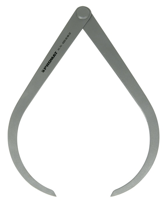 PROMAT Greifzirkel L.200mm m. Nietscharnier