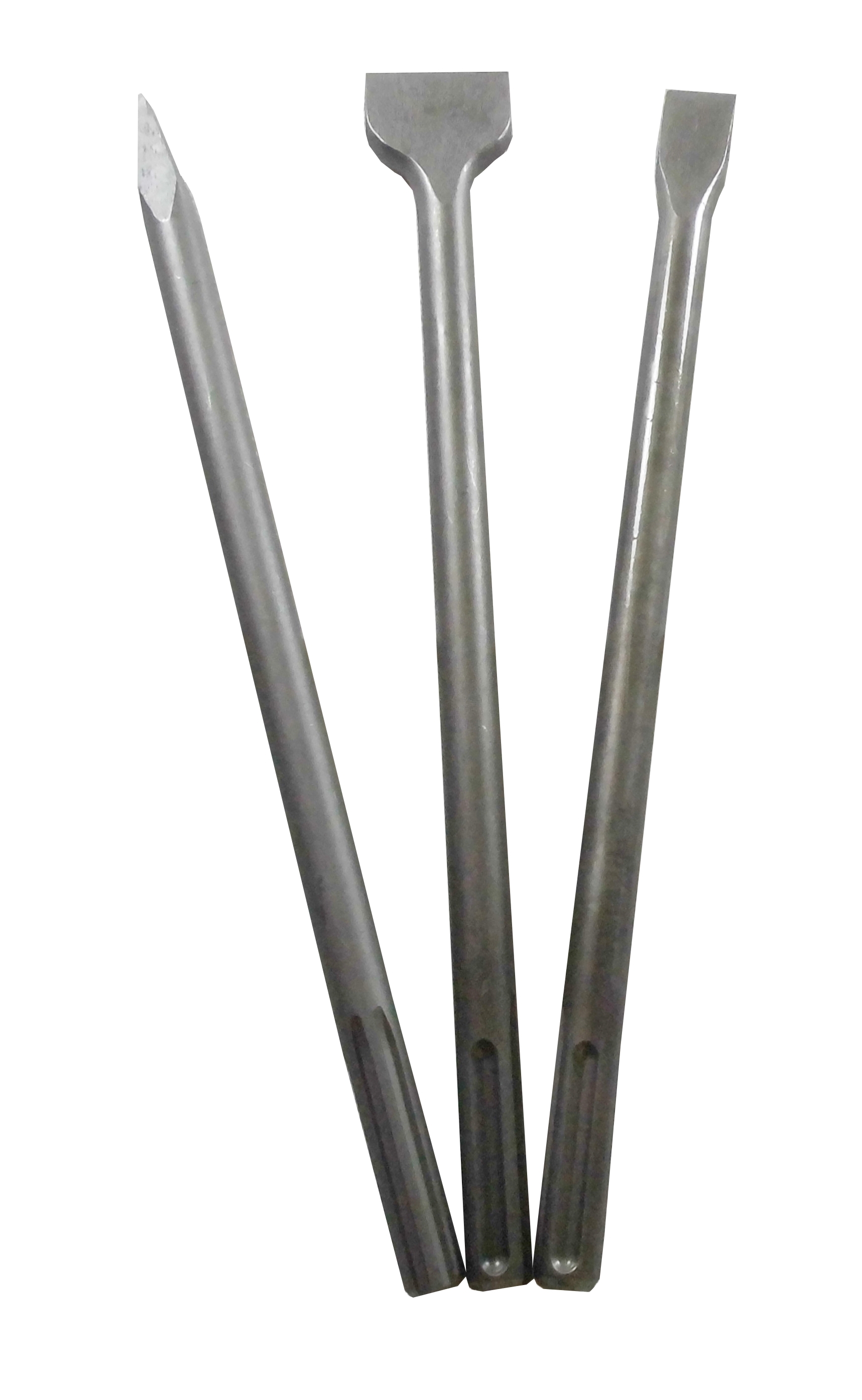 SDS-max Meißelsatz 3-tlg. 400mm Spitz-,Flach-,Spat SDS-max Meißelsatz 3-tlg. 400mm Spitz-,Flach-,Spat