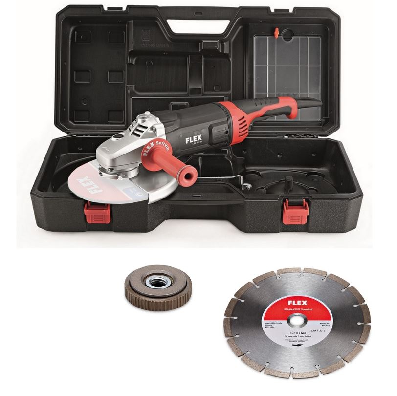 FLEX Winkelscheifer L26-6 230 TK-S Diamantjet im  Koffer +Diamantscheibe 230mm FLEX Winkelscheifer L26-6 230 TK-S Diamantjet im  Koffer +Diamantscheibe 230mm