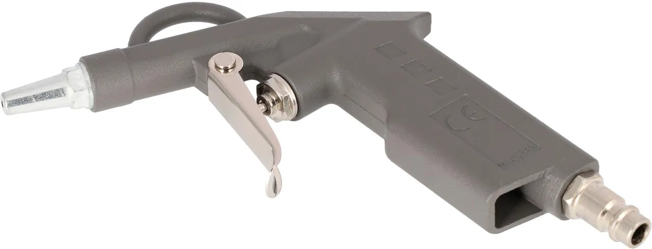 Airpress Ausblaspistole Metall kurz mit Stecknippel