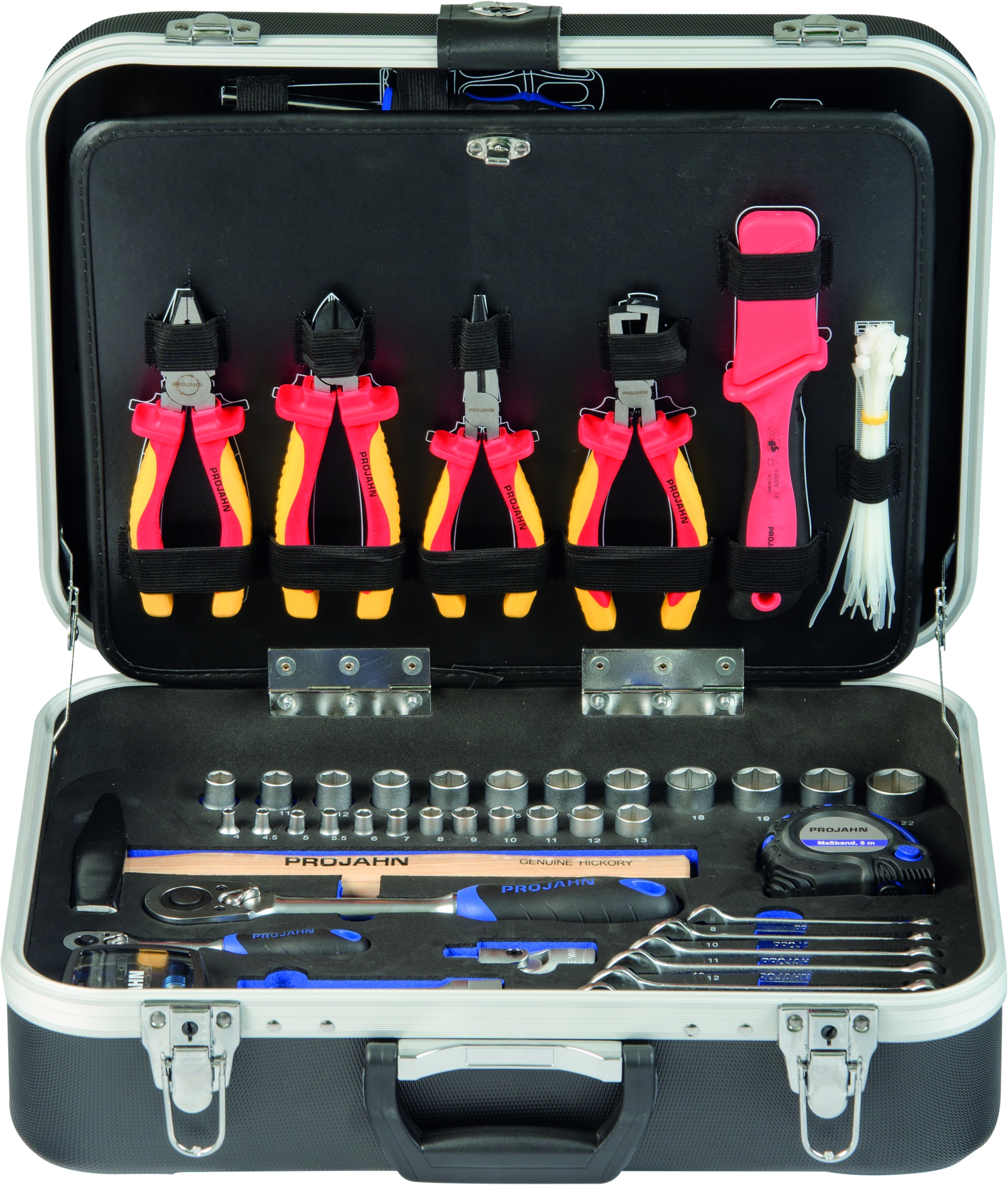 PROJAHN Elektro/-Elektriker Werkzeugkoffer 128-tlg. bestückt