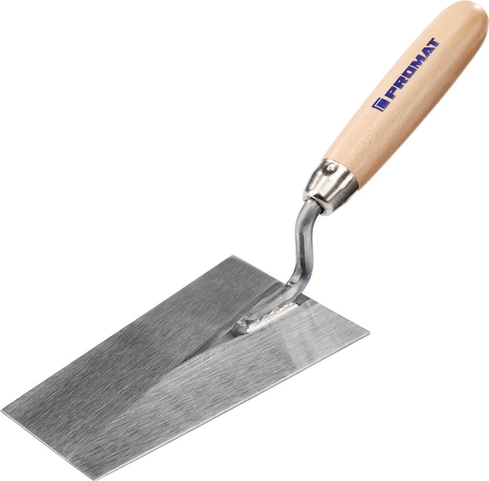 Promat Berner Putzkelle L.140 B.85mm Stahl gehärtet, m. Buchenholzheft