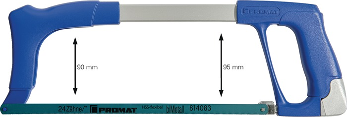 PROMAT Metallsägebogen Blattlänge 300mm 24 Zähne pro Zoll (Bügelgriff) PROMAT Metallsägebogen Blattlänge 300mm 24 Zähne pro Zoll (Bügelgriff)