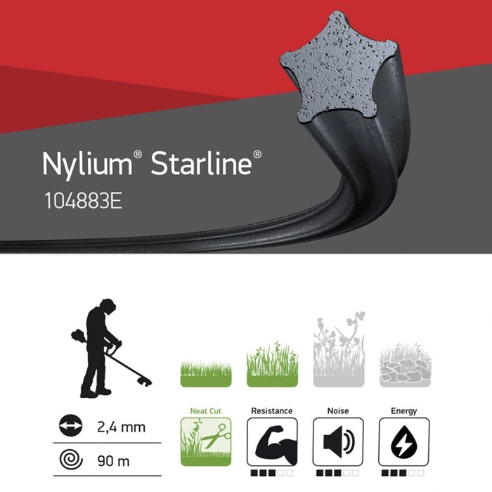 Oregon Nylium-Faden Starline 2,4 mm x 90 Meter