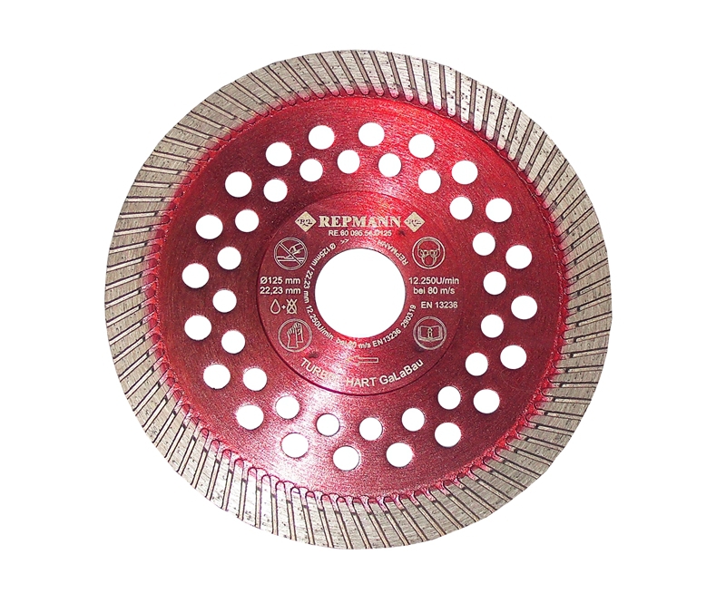 Diamantscheibe 125 x 22,2mm TURBO-HART GaLa Bau#zEAN 0768813138692
