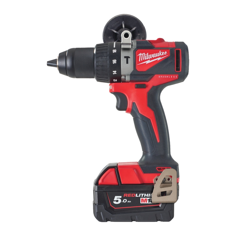 Milwaukee M18BLPD2-502X Akku-Schlagbohrschrauber Brushless 2x Akku 18V 5Ah