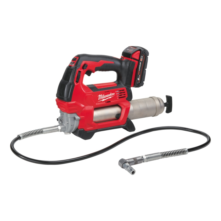 Milwaukee M18GG-201C Akku-Fettpresse 18V/1x2Ah Akku Milwaukee M18GG-201C Akku-Fettpresse 18V/1x2Ah Akku