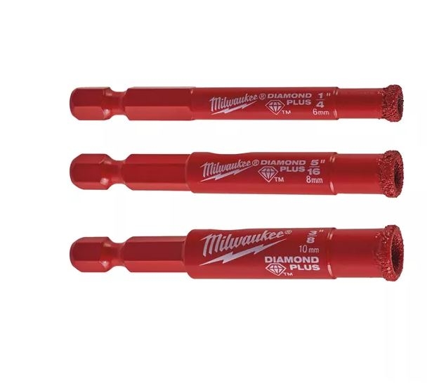 Milwaukee Diamantbohrer DIAMOND PLUS 12 mm