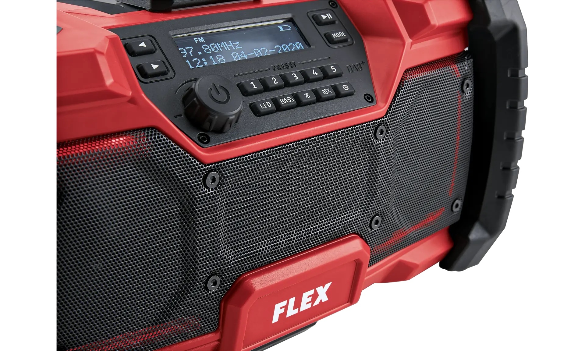 FLEX Akku-Baustellenradio RD 12/18/230 CEE DAB+ Bluetooth