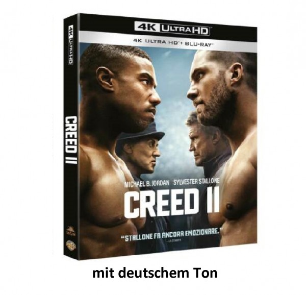 CREED II (4K Ultra HD+Blu Ray) Ton Deutsch (Sylvester Stallone,Michael B.Jordan)