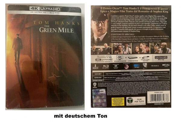 The Green Mile Steelbook (4K Ultra HD + Blu-ray) Ton Deutsch 2-Disc