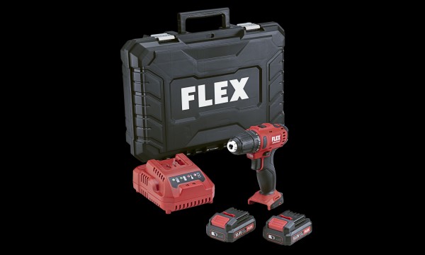 FLEX 10,8V Akku-Bohrschrauber DD2G 10.8-LD im Koffer 2xAkku 2,5Ah +Ladegerät