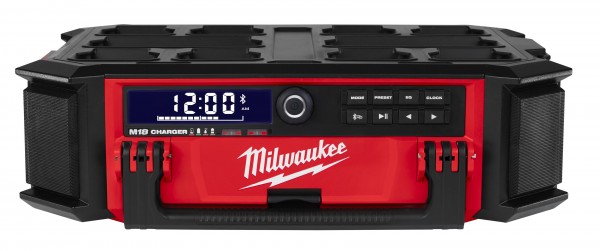 Milwaukee M18PRCDAB+-0 PackOut Netz-/Akku-Radio mit Ladefunktion