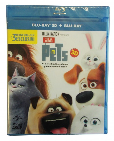 Pets Blu-ray 3D + 2D (Deutscher Ton)