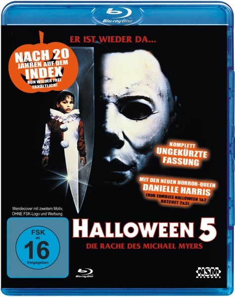 Halloween 5 - Die Rache des Michael Myers (Uncut) [Blu-ray] NSM Wendecover